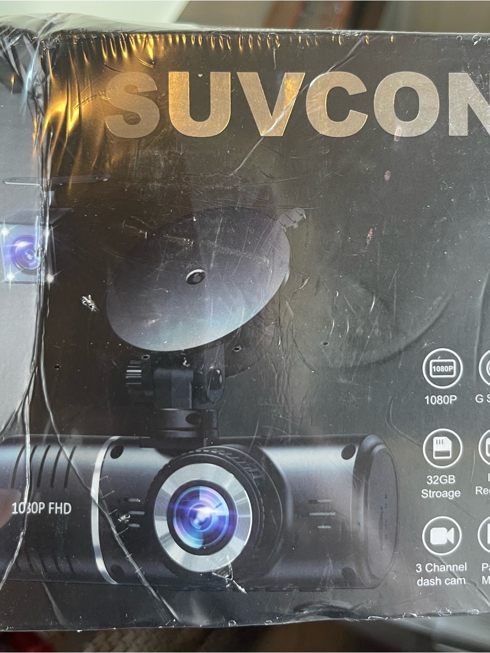 garmin Black Dual Lens Dash Camera with Suction Mount